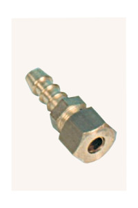 KOPPELING MESSING 8MM KNEL X 8MM SLANGPILAAR