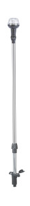 allpa LED Rondschijnend toplicht, 8-30V, 360º, LED 1x 0,5W, zwart huis met heldere lens, H=914mm