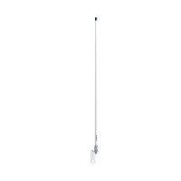 ANTENNE VHF WIT 1,5M +STEUN