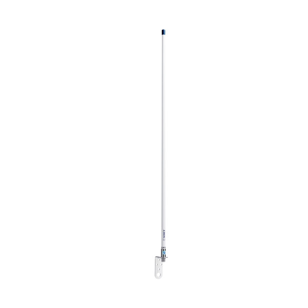 ANTENNE VHF WIT 1,5M +STEUN