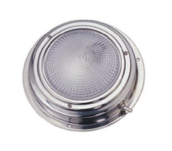 allpa RVS LED-plafondlamp, opbouw, 12V-1,7W, LED 20x5Ï, H32mm, cool white