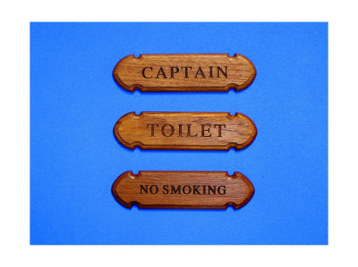 Naamplaat TOILET