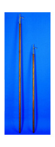 Teak Boothaak 1,5mtr., chroom