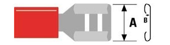 KABELSCHOEN VL.STH.6.6MMROOD BL.5