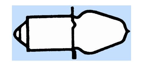 KRAAGLAMPJE 2.4V PR2