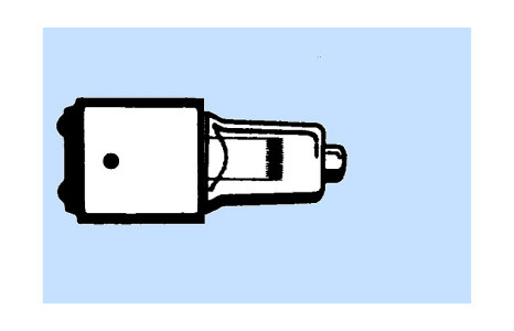 HAL.LAMP 12V 5W BA15D