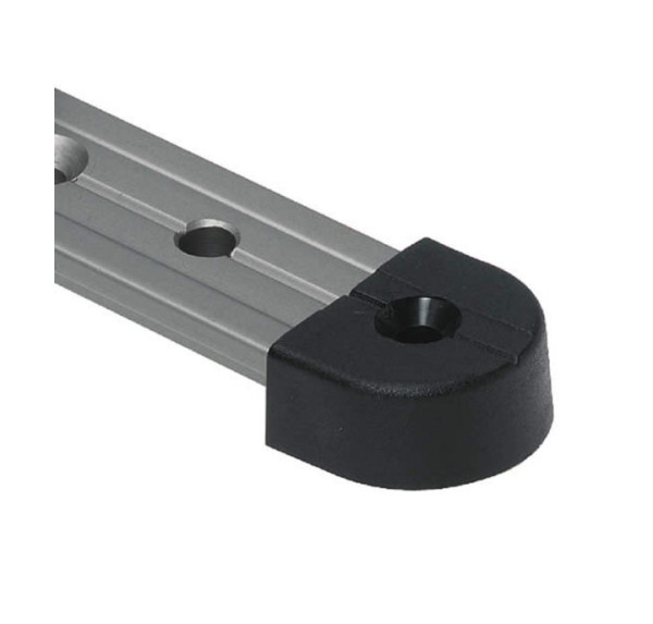 EINDSTOP T-RAIL 25 MM KUNSTSTOF -PAAR
