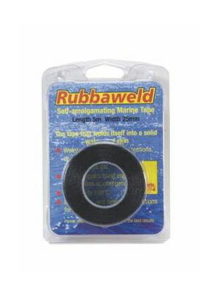 RUBBAWELD ZWART 25MM 10M TAPE
