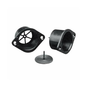 LENSPLUG MET TERUGSLAGKLEP ZWART Ø35mm
