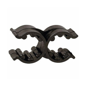 SUPPORT CLIP PLASTIC DUBBLE Ø18-25mm ZW