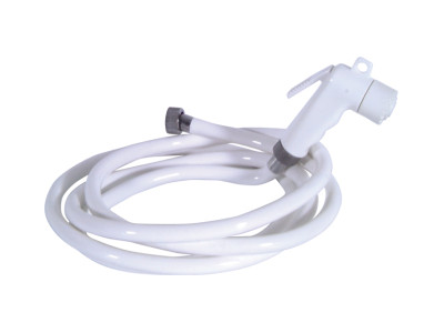 SHOWER HEAD + 3 M HOSE WHT