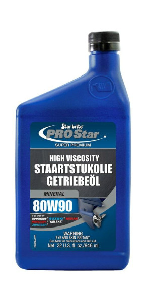 High Viscosity 80W90 Staartstukolie 1000 ml