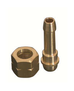Gimeg slangpilaar met wartelmoer 3-8 inch links bi