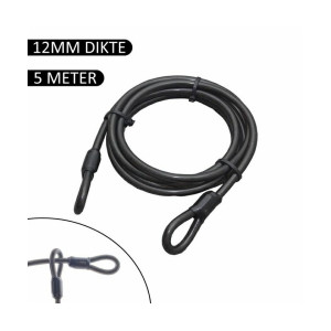 Staalkabel geisoleerd 5Mtrx12MM