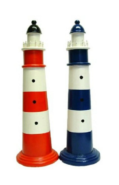 Vuurtoren hout 46 cm hoog