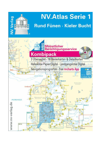 BALTIC CHART SET 1 KEIL TO FUNEN
