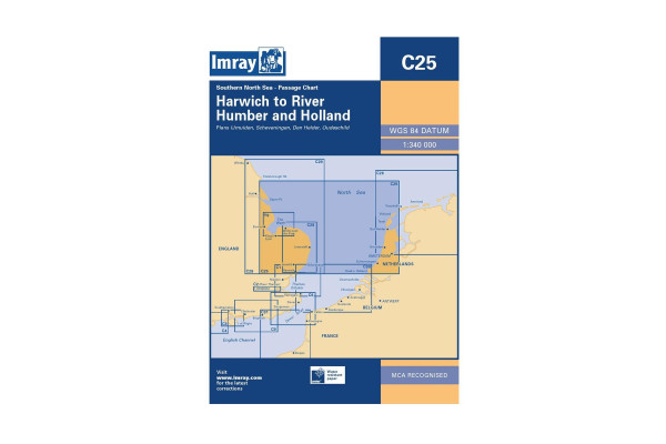 C25 PASSAGE CHART - Harwich to River Humber and Holland
