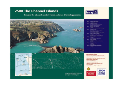 2500 IMRAY CHANNEL ISLANDS CHART