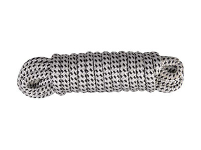 Landvast polyester-pp wit-zwart 14mm 15m