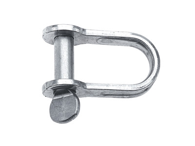 RVS D-PLAATSLUITING 6MM