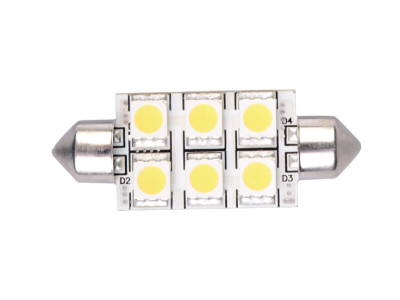 S-LED 6 FESTOON 10-30V 42MM