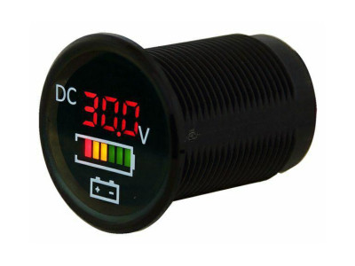 Voltmeter met accu indicator 5-30V