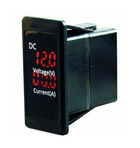 Volt- & amperemeter 4.5-30V & 0-15A switch model