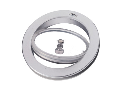 VENTIL.POORT,ALUM.INBOUW 162MM