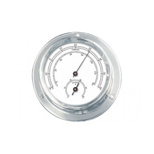 THERMO-HYGRO VERCHROOMD 110-84MM