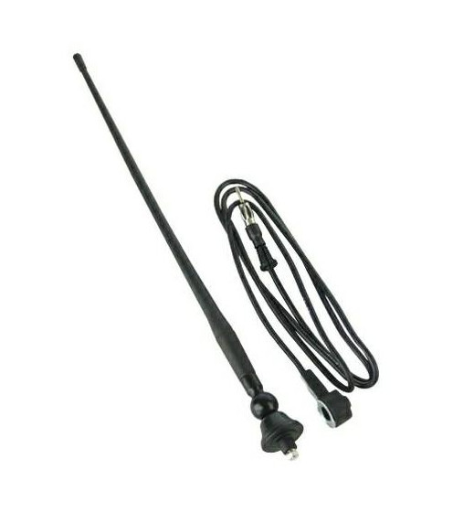 MARINE RUBBER ANTENNE ZWART MRANT12