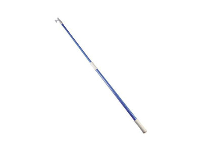 TALAMEX HAAKSTOK TELESC. 120-210CM blauw
