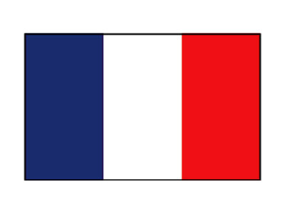 FRANSE VLAG 30X45
