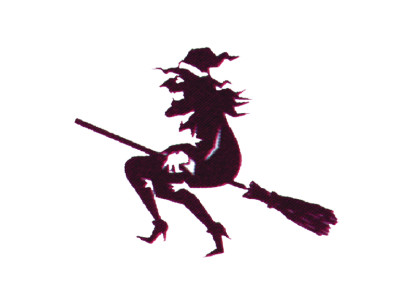 WITCH VLAG 30X45